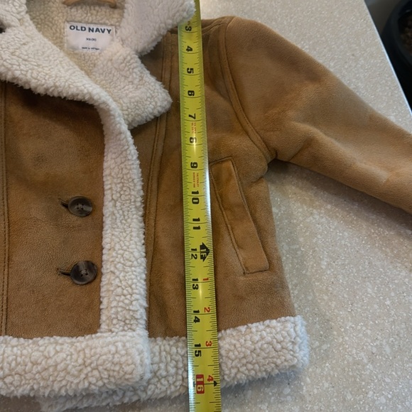 Old Navy Toddler Sherpa Jacket Sz XS - Picture 5 of 7